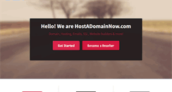 Desktop Screenshot of hostadomainnow.com